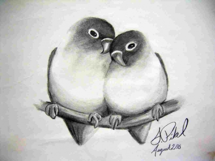 Top Beautiful Pencil Drawings Of Love Simple Beautiful Pencil Drawings Of Love Birds Photos