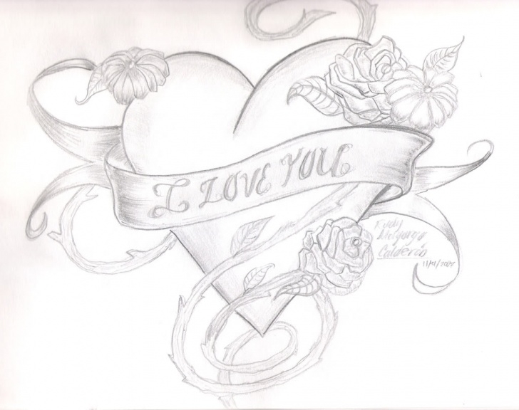Top I Love You Pencil Drawing Ideas Free I Love You Drawings In Pencil With Heart, Download Free Clip Pictures