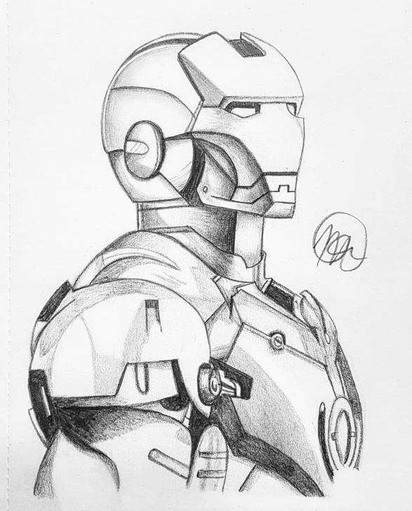 Top Iron Man Drawings In Pencil Easy Techniques Marvel Comics Drawing, Pencil, Sketch, Colorful, Realistic Art Pictures
