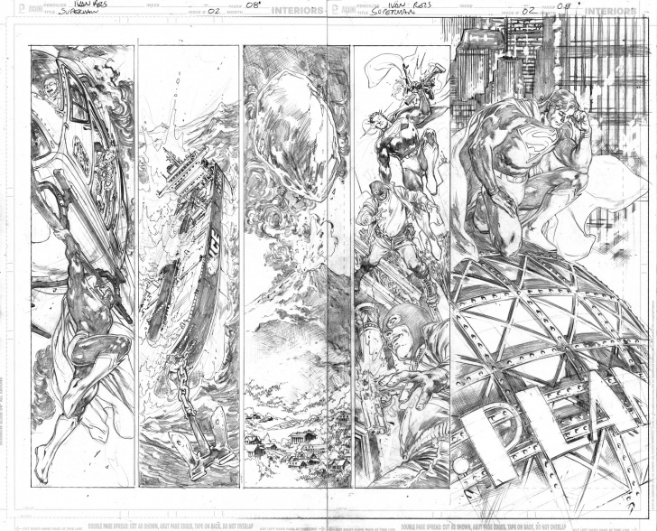 Top Ivan Reis Pencils Techniques Comic Art Shop :: Chiaroscuro Studios's Comic Art Shop :: Superman Photo