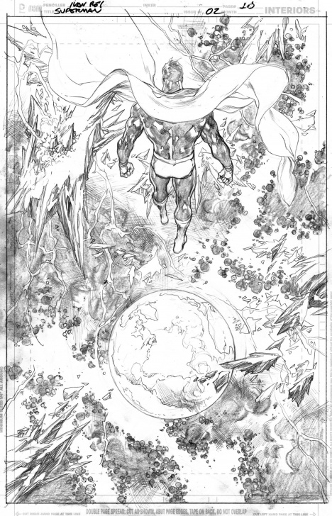 Top Ivan Reis Pencils Tutorials Superman (2018) 2 Page 10 - Ivan Reis - Pencils Only, In Chiaroscuro Pics