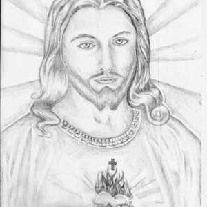 Jesus Christ Pencil Drawing