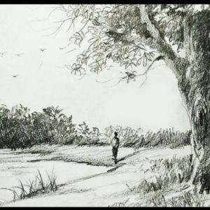 Landscape Pencil Drawing