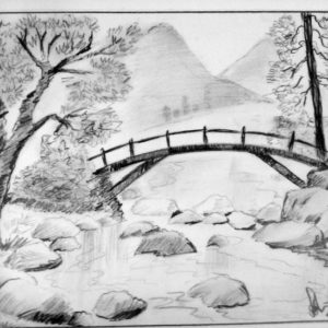 Pencil Painting Of Nature