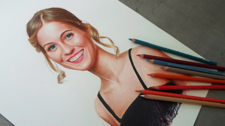 Top Realistic Colored Pencil Drawings Lessons Realistic Portrait Drawing - Pirmsacolor Colored Pencils Photos