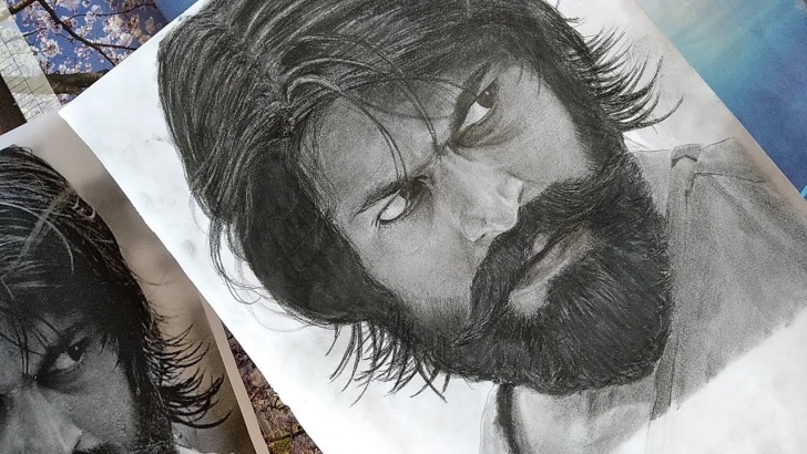 Top Yash Pencil Sketch Step by Step Drawing Yash ! | Kgf | Realistic Pencil Sketch Pictures
