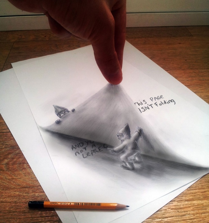 Wonderful 3D Pencil Drawing Step by Step 33 Of The Best 3D Pencil Drawings | Bored Panda Pics