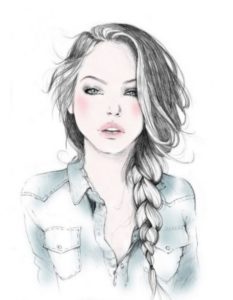 Wonderful Beautiful Lady Sketch Simple Beautiful Girl Drawing Pictures Beautiful Girl Sketch Tumblr Drawing Image