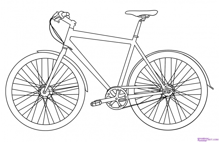 Wonderful Bicycle Pencil Drawing Techniques for Beginners Large Image - Step 5. How To Draw A Bike | Art Lessons: How To In Picture