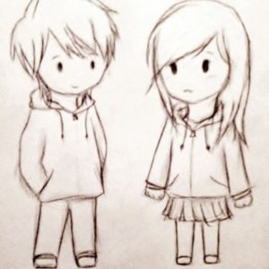 Couple Sketches Easy