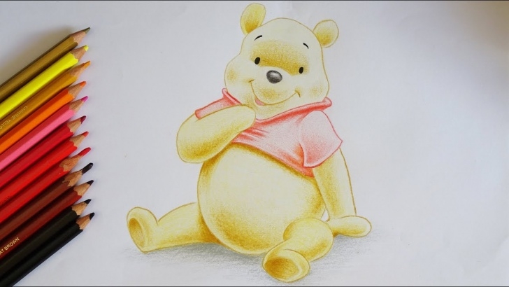 Wonderful Cute Colored Pencil Drawings Ideas S01E07 Drawing Cute Winnie The Pooh Bear | Cartoon | Color Pencil Pics