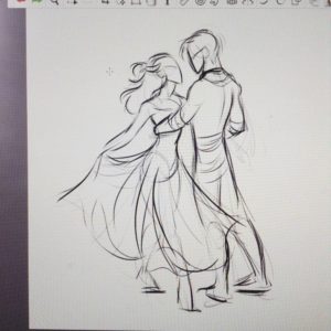 Dancing Couple Sketch