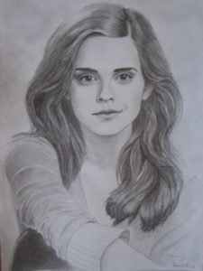 Wonderful Emma Watson Pencil Sketch Tutorial Emma Watson Sketch | « A R T » | Emma Watson Sketch, Harry Potter Pics