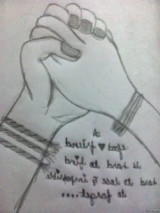 Wonderful Friendship Drawings In Pencil Ideas Friendship Sketch Drawing At Paintingvalley | Explore Collection Picture