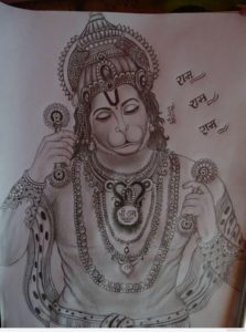 Wonderful Hanuman Sketches Pencil Ideas Hanuman Sketch At Paintingvalley | Explore Collection Of Hanuman Images