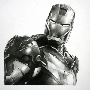 Iron Man Pencil Art