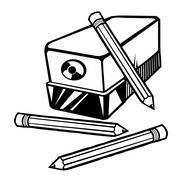 Wonderful Pencil Sharpener Drawing Ideas Vector Illustration Of An Electric Pencil Sharpener With Pencils Images