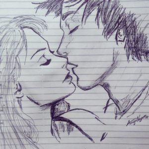Romantic Couple Sketch